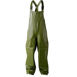 Rain trousers with braces