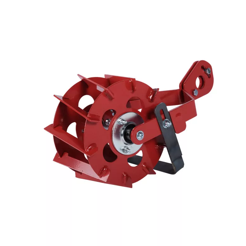 Wheel row cleaner with chisel blade
